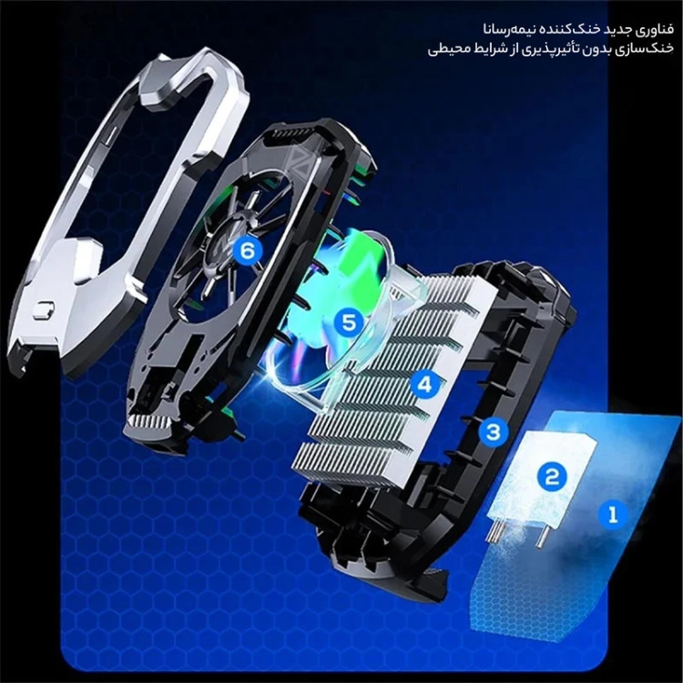فن خنک کننده گوشی موبایل ممو مدل DLA8