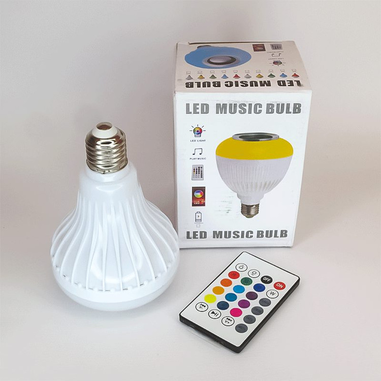 لامپ هوشمند اسپیکردار بلوتوثی RGB