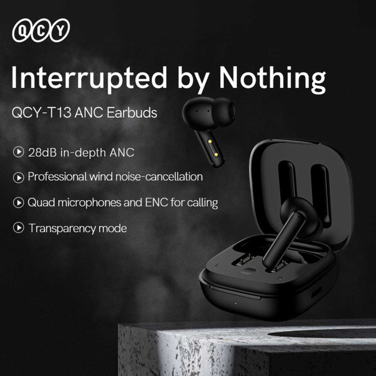 ایر پاد بلوتوثی کیو سی وای (QCY)مدل T13ANC