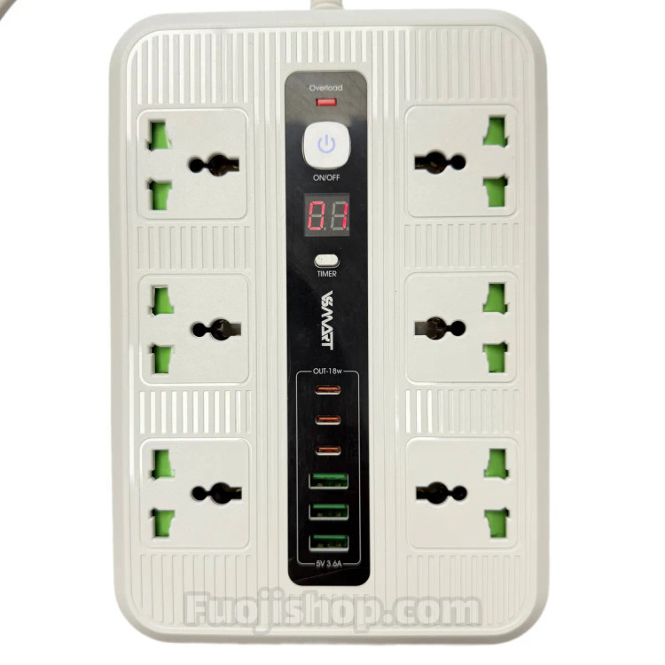 چند راهی برق مدل MOVEABLE SOCKET