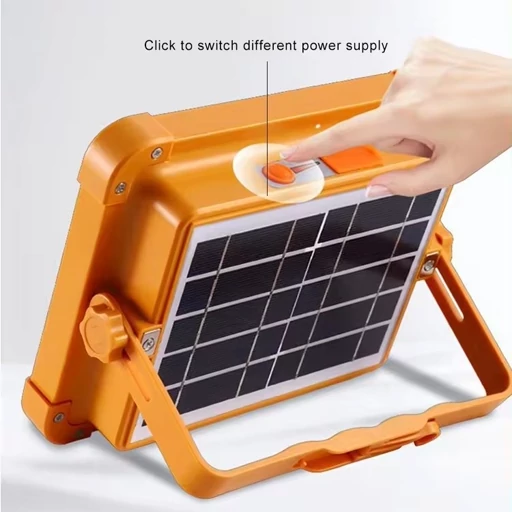 پروژکتور خورشیدی و شارژی (سولار)Solar LED مدل Light Protection Rating IP66