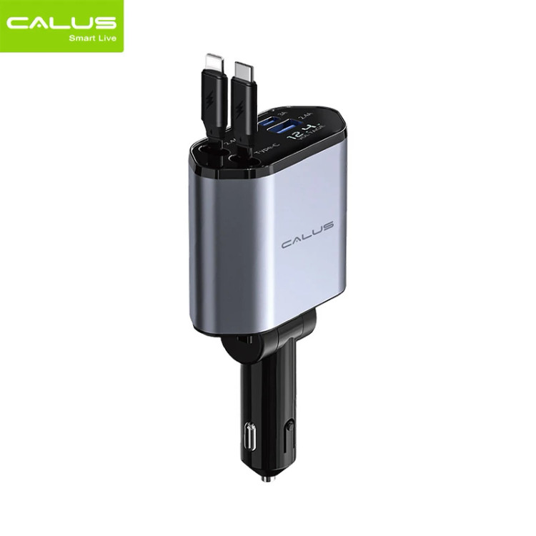 شارژر فندکی ۶۶ وات ۴ پورت کالوس مدل CAR06 4in1